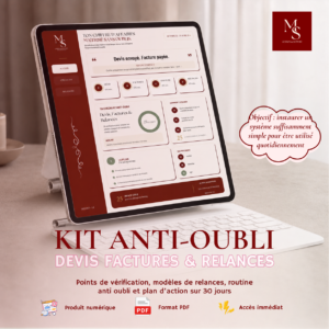 Kit Anti-Oubli – Devis, Factures & Relances - PDF