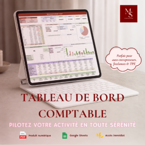 Tableau de bord comptable – Google Sheets