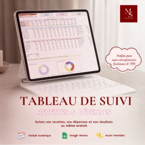 Tableau de suivi Recettes & Dépenses – Google Sheets